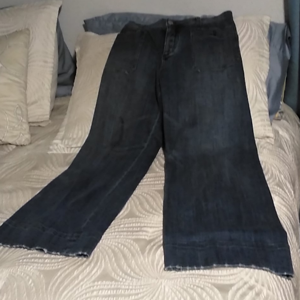 Ladies wide cut jeans